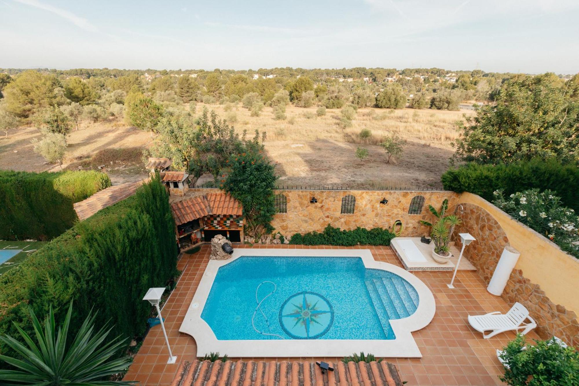 Chalet, Villa Rodeada De Naturaleza Piscina A Doce Klm De Valencia Y 7 Del Aeropuerto 외부 사진