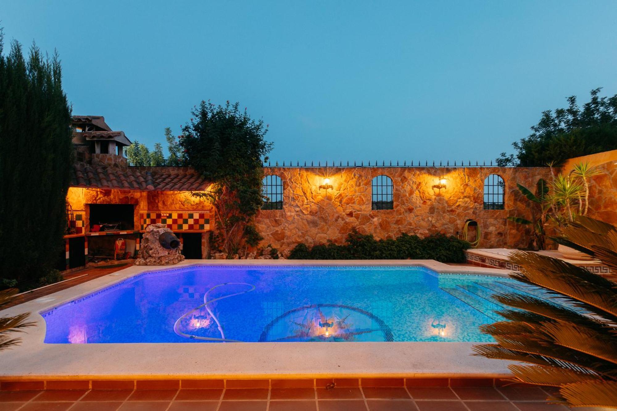 Chalet, Villa Rodeada De Naturaleza Piscina A Doce Klm De Valencia Y 7 Del Aeropuerto 외부 사진